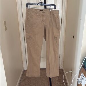 Women's Tan Cargo Jeans